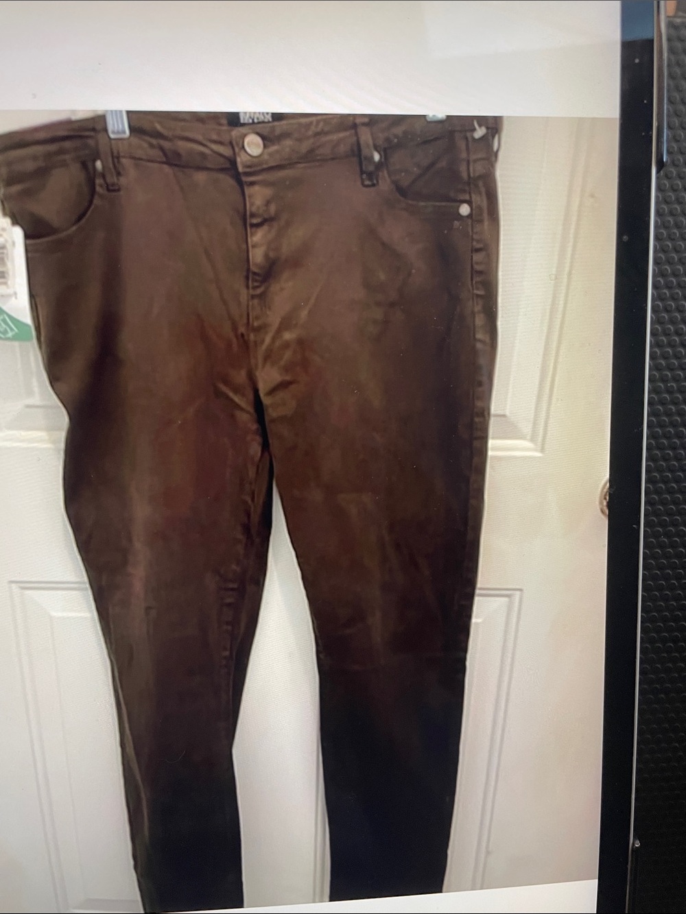 Buffalo David Bitton Women’s Dark Brown Slim Straight Jeans